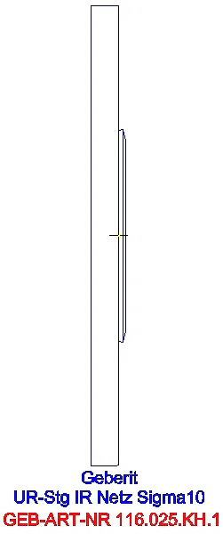 GE UR-Strg. mit elektronischer Spülausl. Netzbetrieb Sigma10 Edelstahl gebürstet_116.025.SN.1_L