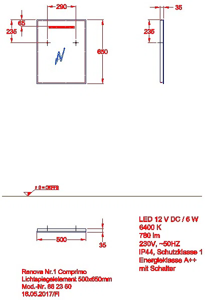 Renova Compact Lichtspiegel 50x65x3,5cm_kgv_r1_compri_862350
