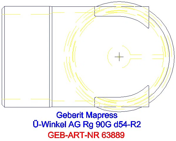 GE Mapress Kupfer Übergangswinkel 90Gr mit AG Rg d54-R2_63889_G