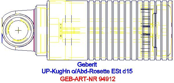 GE Mapress UP-Kugelhahn d15 mit Abdeckrosette Edelstahl_94912_G