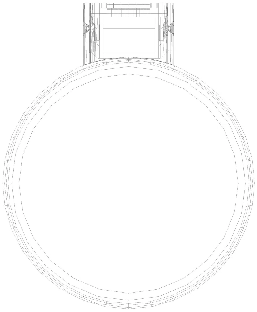 HEWI Becher Gl. m. Halter Sys 162, Halter edst. PVD messing gebü.