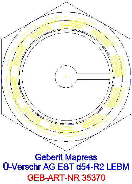 GE Mapress Edelstahl Übergangsverschr. mit AG ÜM aus ESt d54-R2_35370_L