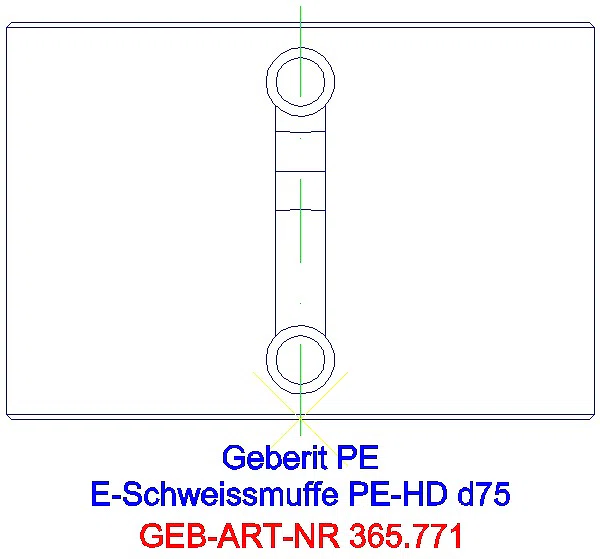 GE Elektroschweissmuffe d75_365.771.16.1_G