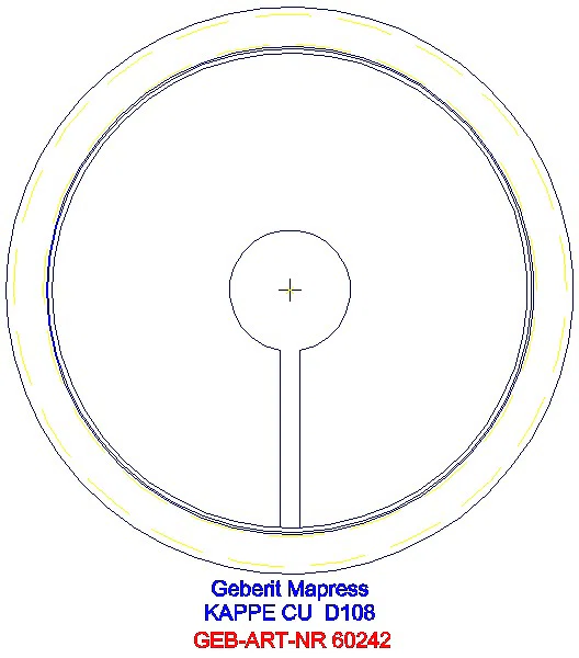 GE Mapress Kupfer Kappe d108_60242_L