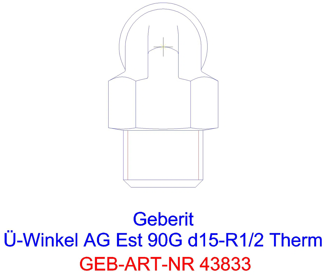 GE Mapress Therm Übergangswinkel 90Gr mit IG d28-Rp1_43833_g