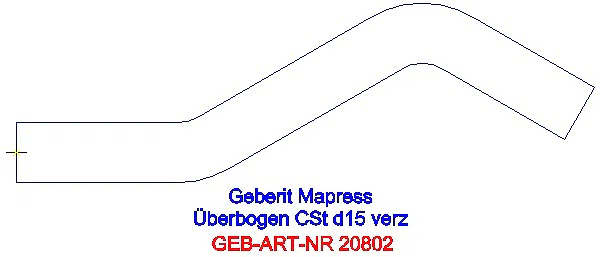 GE Mapress C-Stahl Überbogen d15 verzinkt_20802_A
