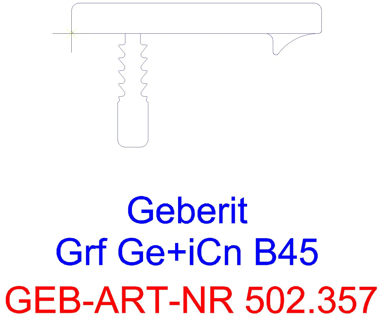 Griff, B:45cm schwarz matt_ge2s_502357141_l