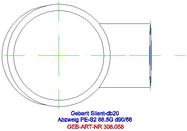 GE Silent-db20 Abzweig 88,5Gr d90/56_308.058.14.1_G