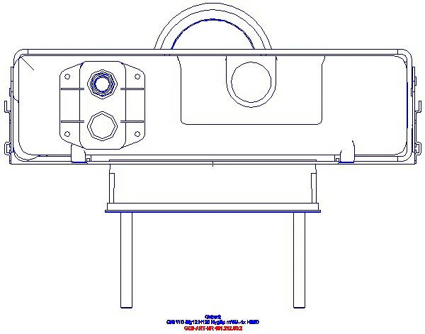 GE GIS Element f. WWC, 125cm, mit Sigma UP-SPK 12cm, mit HS50 Hygienesp./1 WA_461212002_G