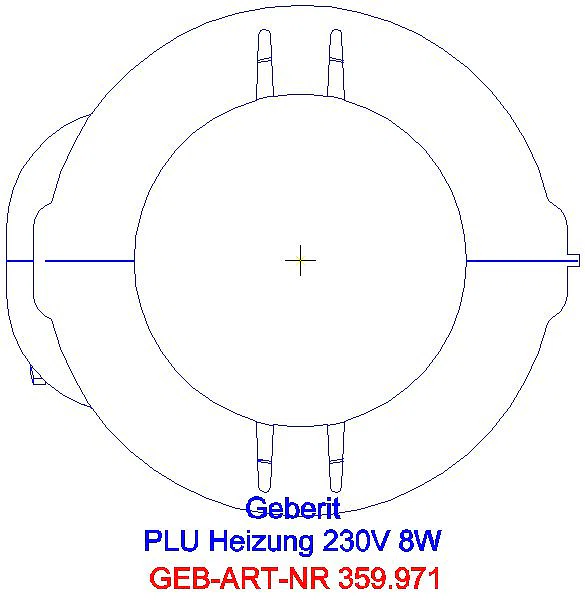 GE Pluvia Heizelement 230 V 8 W_359.971.00.1_G