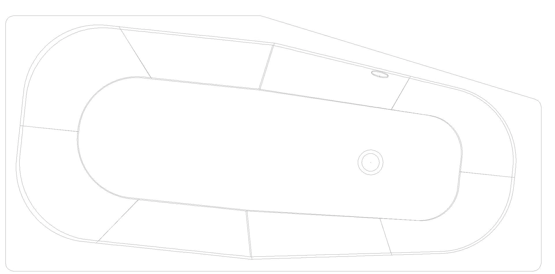 KALDEWEI MINI STAR LINKS Badewanne, 1570x750 mm, Modell-Nr: 833