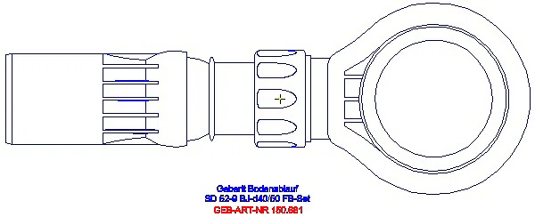 GE Duschwannenablauf d40/50 mit Ablaufdeckel_150.681.21.1_G