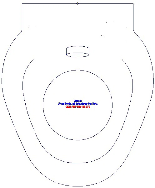 GE Urinal Preda, mit integrierter Steuerung, Netzbetrieb_116.072.00.1_G