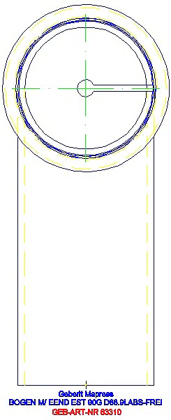 GE Mapress Edelstahl Bogen 90Gr d88,9 mit Einschubende (LABS-frei)_83310_L