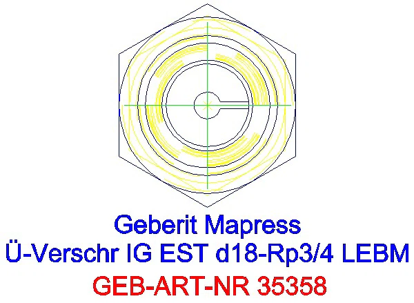 GE Mapress Edelstahl Übergangsverschr. mit IG ÜM aus ESt d18-Rp3/4_35358_L