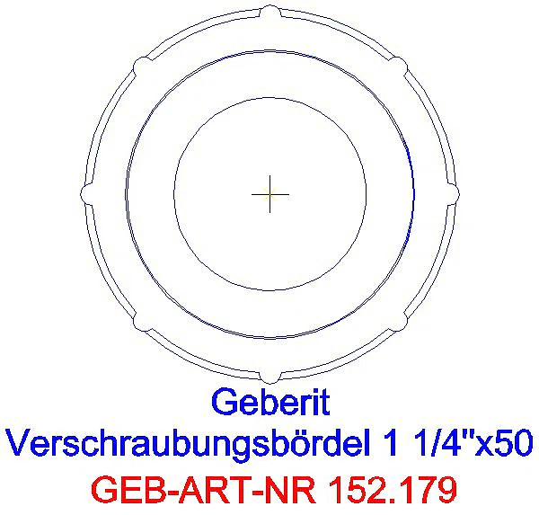 GE Anschlussstutzen mit Überwurfmutter 1 1/4''x50_152.179.16.1_G