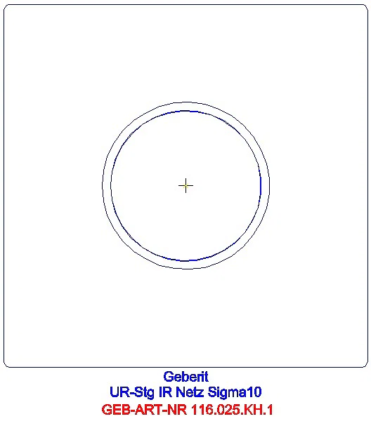 GE UR-Strg. mit elektronischer Spülausl. Netzbetrieb Sigma10 schwarz/glanzchrom_116.025.KM.1_A