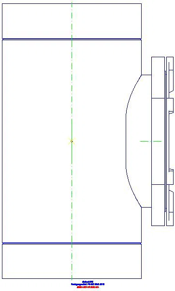 GE PE Reinigungsstück 90Gr mit ovaler Serviceöffnung d315_372.454.16.1_L
