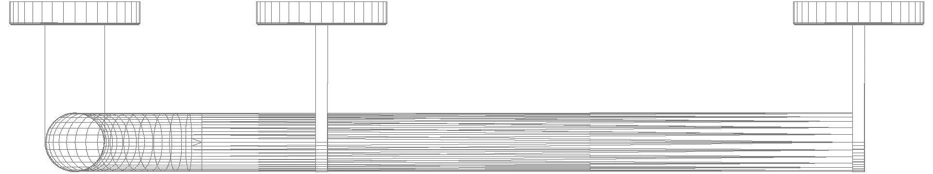 HEWI Winkelgriff,d:30, A1:900, W1:400, re, plvb dgrau tma