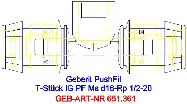 GE PushFit T-Stück mit IG Ms d20-Rp1/2-20_651.361.00.1_A