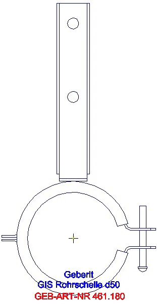 GE GIS Rohrschelle d 50 mm_461.180.00.1_A