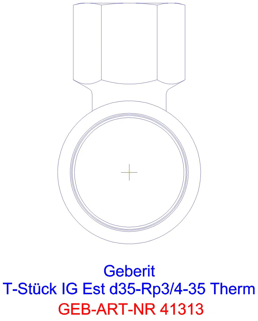 GE Mapress Therm T-Stück mit IG d35-Rp1/2-35_41313_l