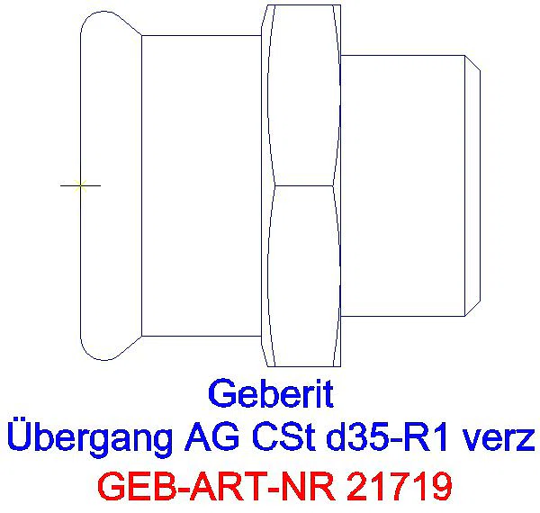 GE Mapress C-Stahl Übergang mit AG d35-R1 verzinkt_21719_A