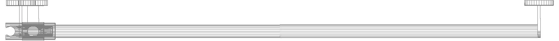 HEWI DUHA, d:25/30, A1:1250. W1:1185 chrom