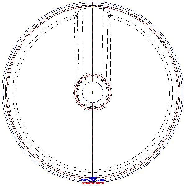 VariForm Einbauwaschtisch, rund d: 40cm, o. Hl, m. Ül._500.701.01.2_G