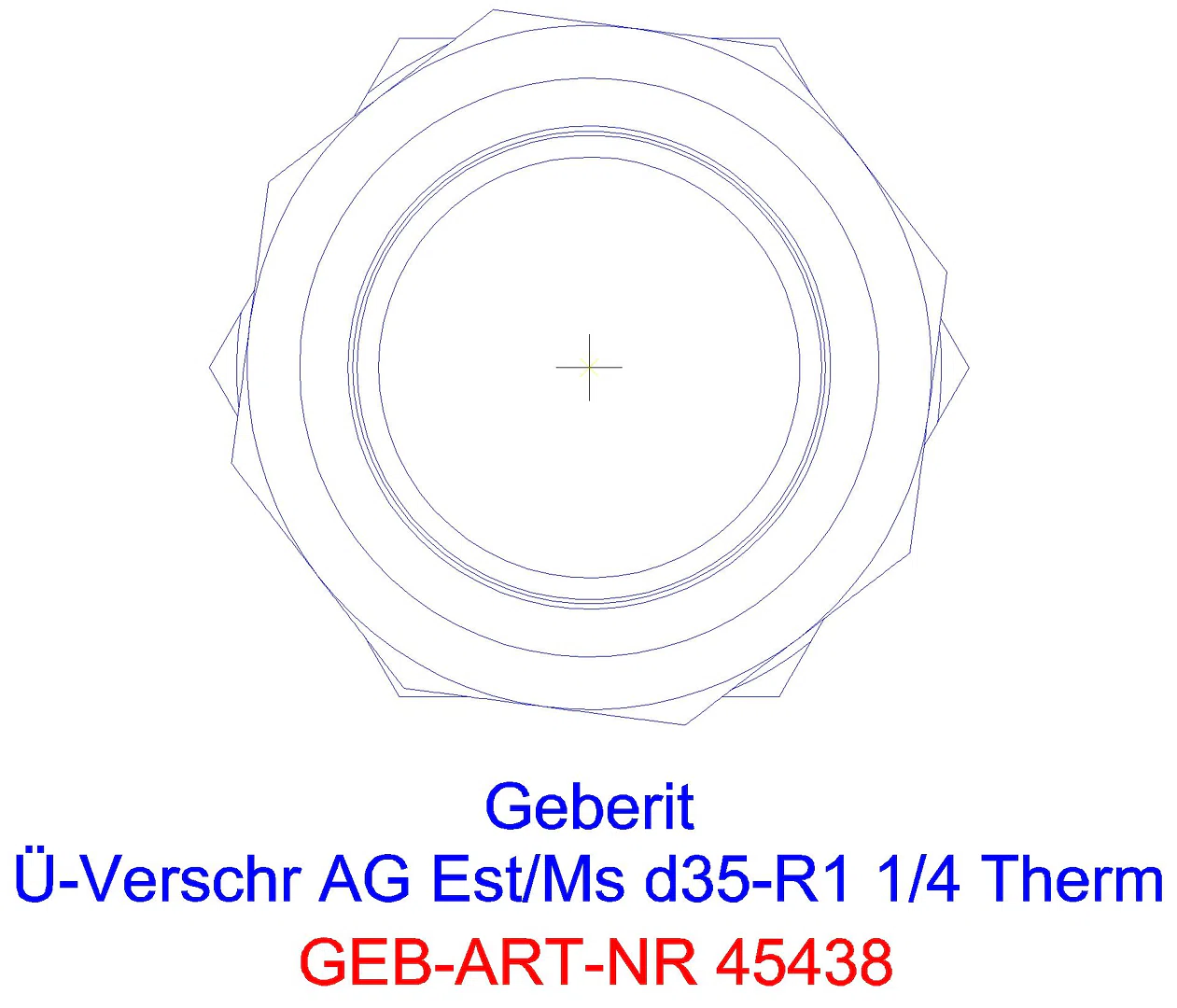 GE Mapress Therm Übergangsverschr. mit AG d28-R1_45438_l