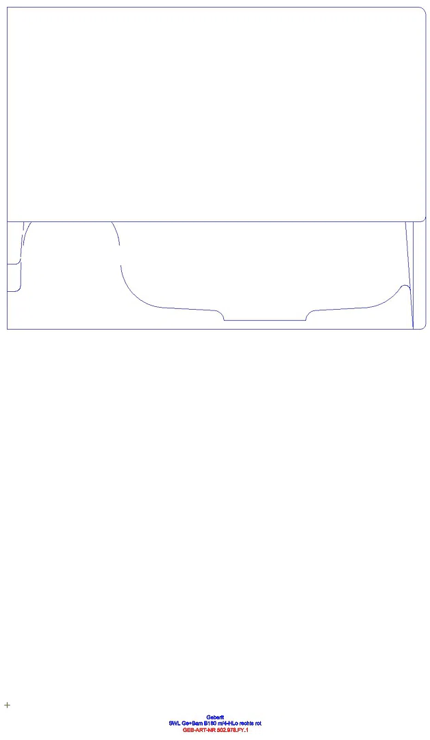 Bambini Spiel/Waschlandschaft B:180cm 4 Waschpl., tieferes B re, 4 Hl., rot_ge2s_502978fy1_l