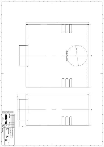 GRÖMO ALUSTAR Design-Flachdach-Wasserfangkasten - SX - Anthrazit Ø 120 mit Notüberlauf , 180 x 360 x 360 mm, #Art.Nr. 82931