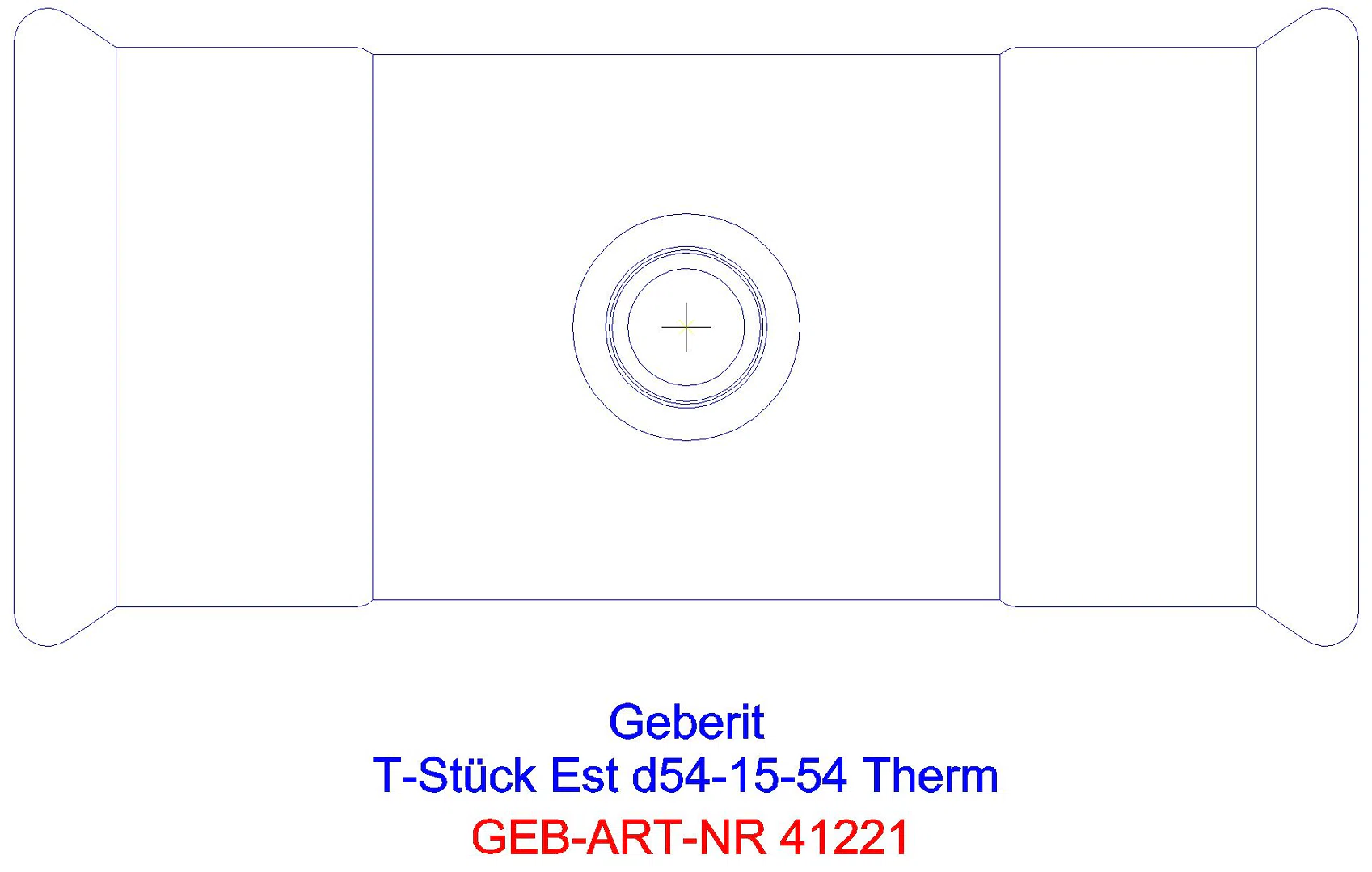 GE Mapress Therm T-Stück reduziert d42-35-42_41221_g