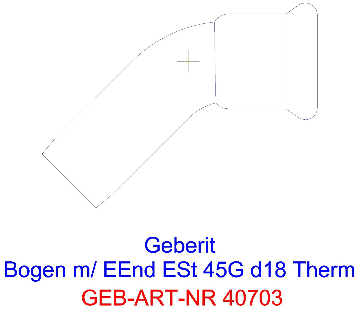 GE Mapress Therm Bogen 45Gr d18 mit Einschubende_40703_l