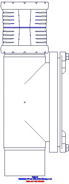 GE Silent-Pro Reinigungsstück 90Gr mit ovaler Serviceöffnung d110mm_393.503.14.1_L