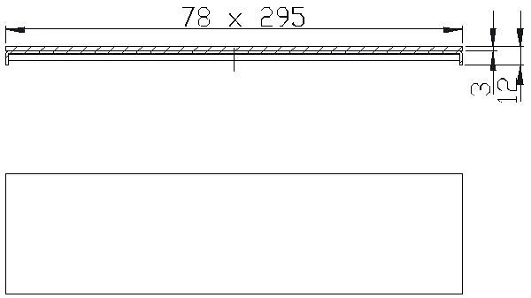 DALLMER Abdeckung CeraWall Design Connect, messing matt