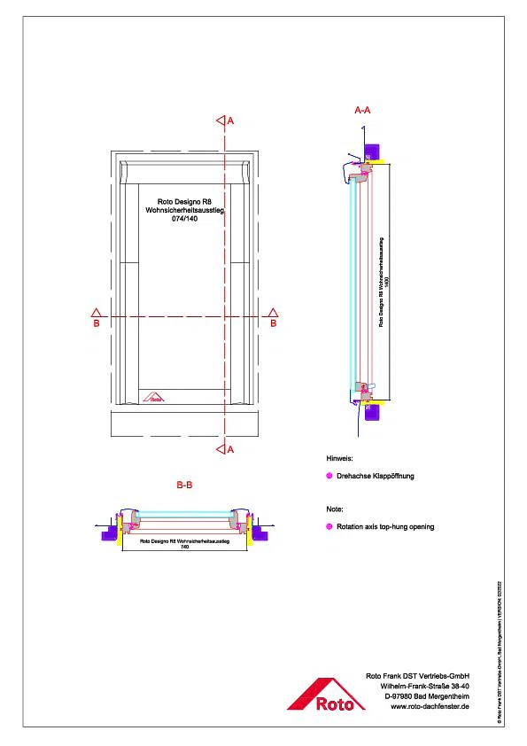 Designo R8 Wohnsicherheitsausstieg