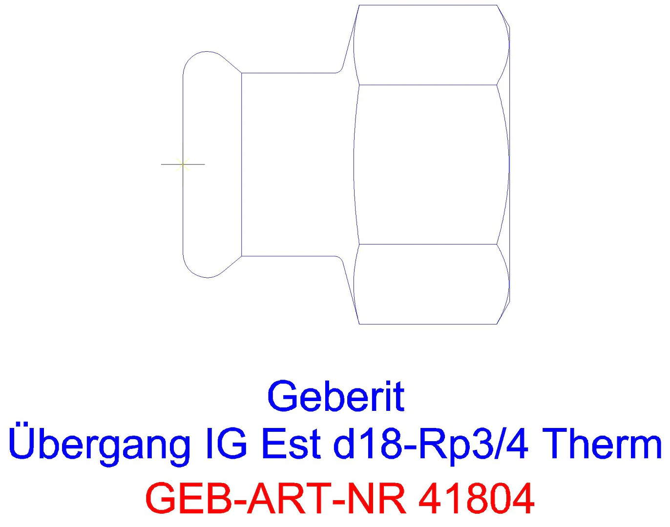 GE Mapress Therm Übergang mit IG d18-Rp1/2_41804_g