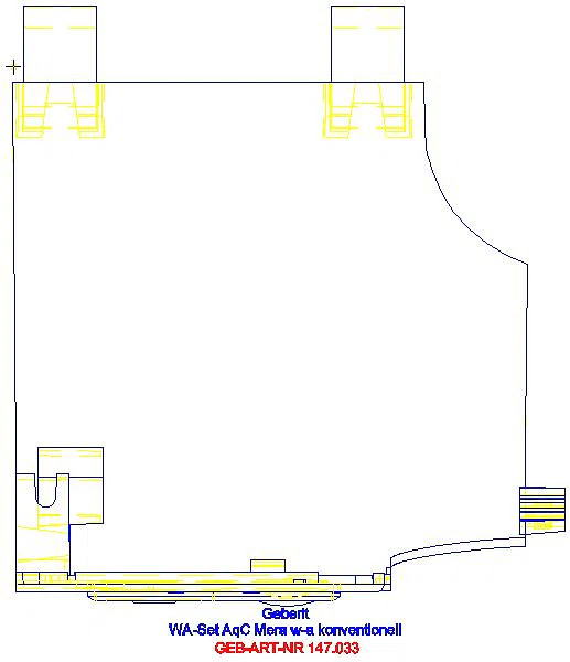 Wasseranschlussset zu Geberit AquaClean Mera konventionell glanzchrom_147.033.21.1_G