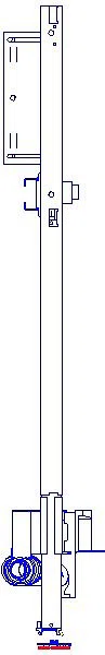 GE Duofix Element f. Dusche, 130cm mit W-Ablauf, W-Arm.UP, H: 65-90mm_111581002_L