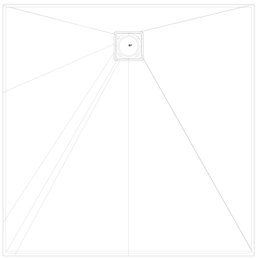 KALDEWEI ALUVIA Duschfläche, 1200x1200x32 mm, Modell-Nr: 3268