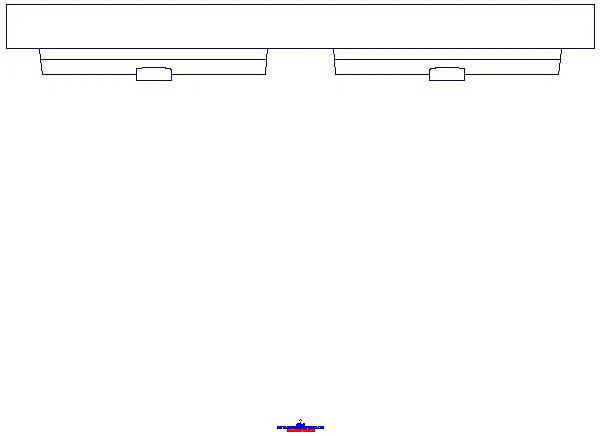iCon Doppelwaschtisch, 120x48,5cm m. Hl., m. Ül., KeraTect_124120600_A