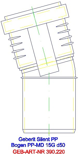 GE Silent-PP Bogen 15Gr d50_390.220.14.1_A