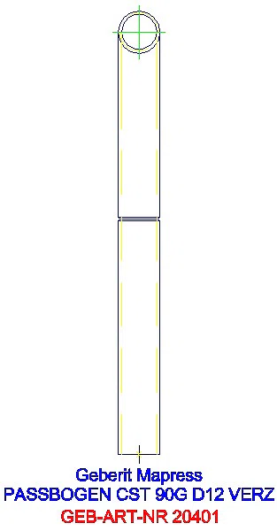 GE Mapress C-Stahl Passbogen 90Gr d12 verzinkt_20401_L