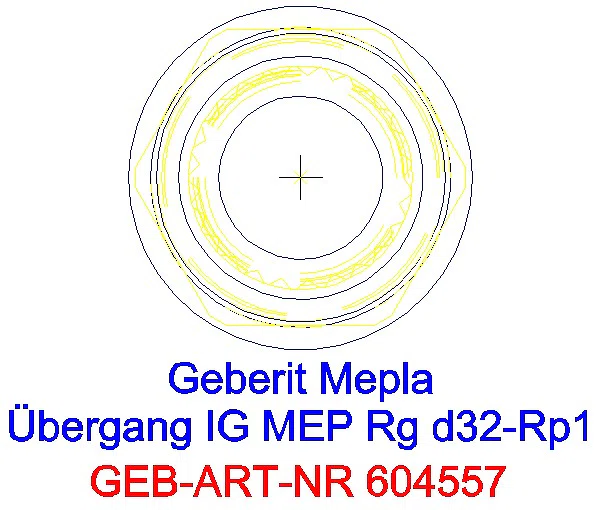GE Mepla Übergang mit IG Rg d32-Rp1_604.557.00.5_L