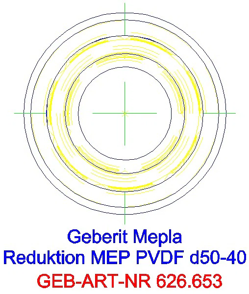 GE Mepla Reduktion PVDF d50-40_626.653.00.5_L