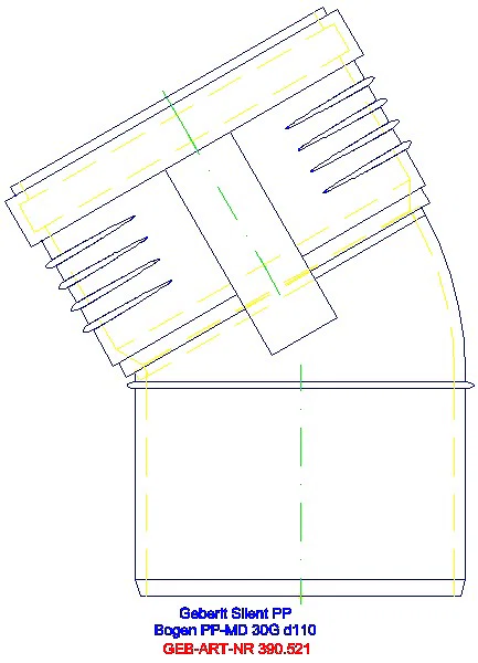 GE Silent-PP Bogen 30Gr d110_390.521.14.1_A