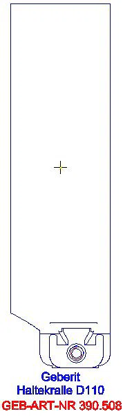 GE Silent-PP Haltekralle d110_390.508.14.1_G