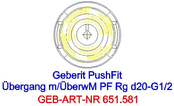 GE PushFit Übergang mit Überwurfmutter Rg d20-G1/2_651.581.00.1_A