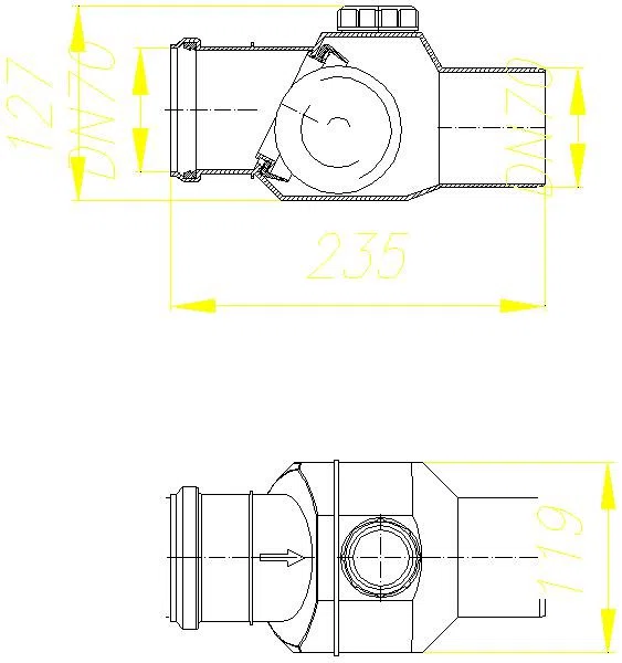 DALLMER Rückfluss-Sicherung RS 4.7, DN 70